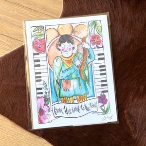 NWT- Gene Belcher Wandering Minstrel Art Print